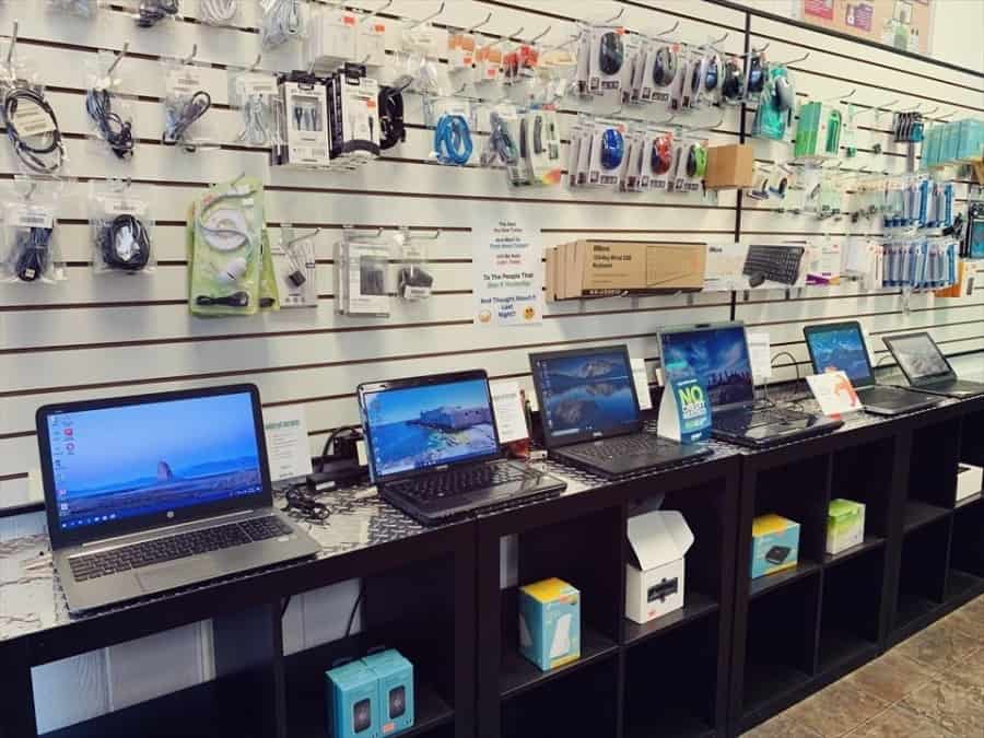 Hardware components in store